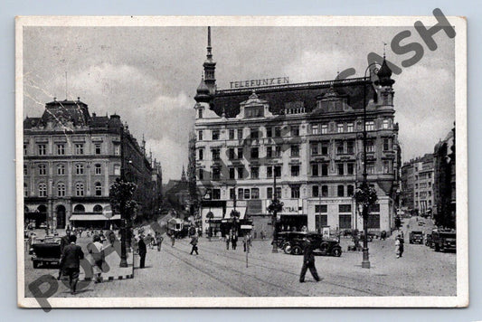 Pohlednice Brno Viktoria náměstí doprava (M484)