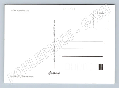 Postcard Elbe Waterfall Giant Mountains (M4841)