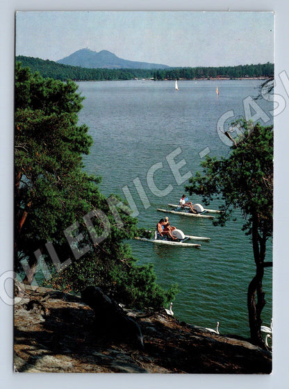Postcard Mácha's Lake Pedal Boats Summer (M4847)