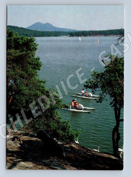 Postcard Mácha's Lake Pedal Boats Summer (M4847)