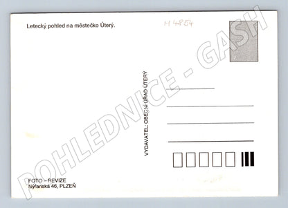 Pohlednice Úterý letecký pohled (M4854)