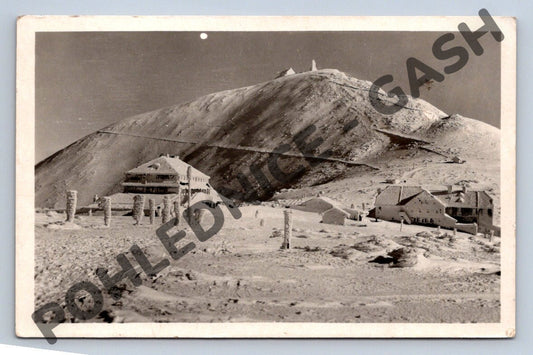 Pohlednice Krkonoše Sněžka 1603 m 1955 (M486)