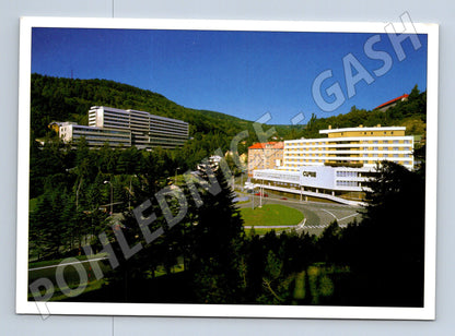 Pohlednice Jáchymov Běhounek a Curie (M4863)
