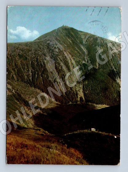 Postcard Giant Mountains Giant Mine Sněžka (M4874)
