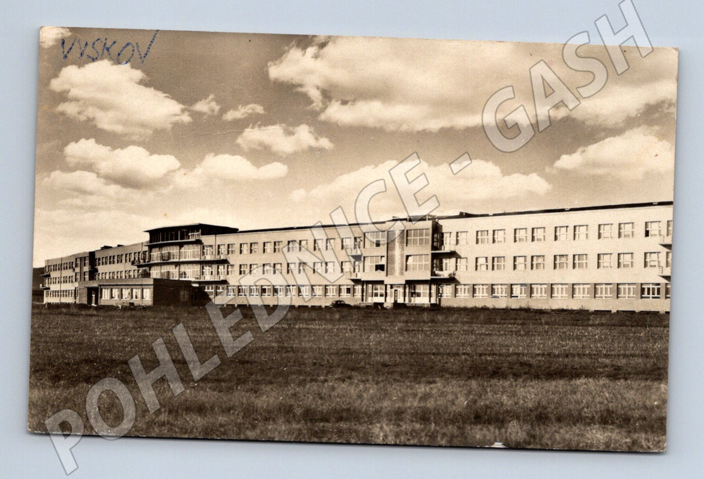 Postcard Vyškov old hospital (M4887)