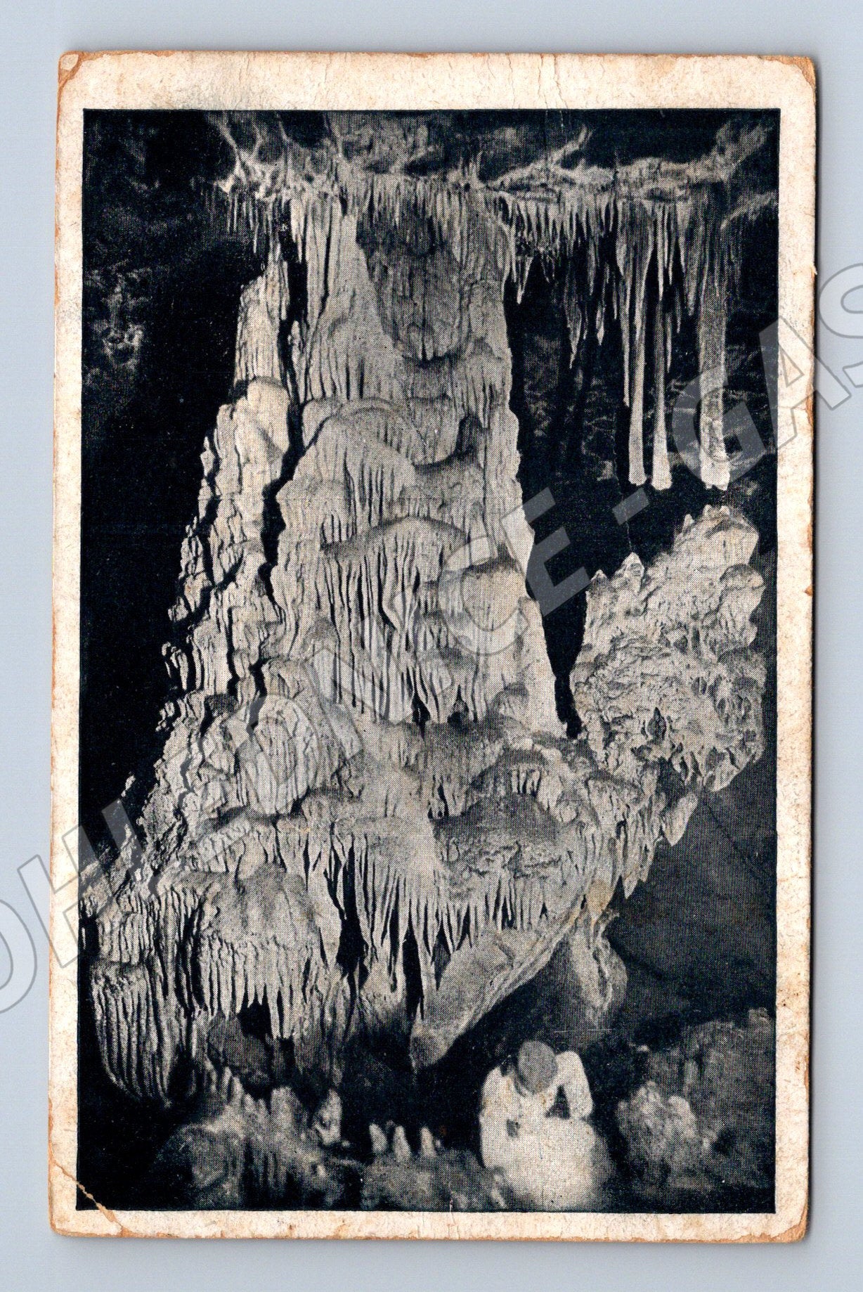 Postcard Macocha stalactite cave (M4891)