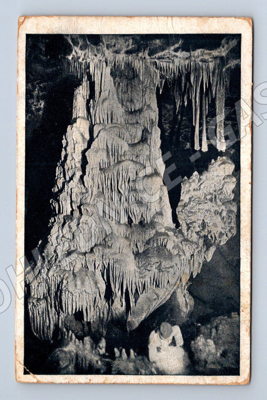 Postcard Macocha stalactite cave (M4891)
