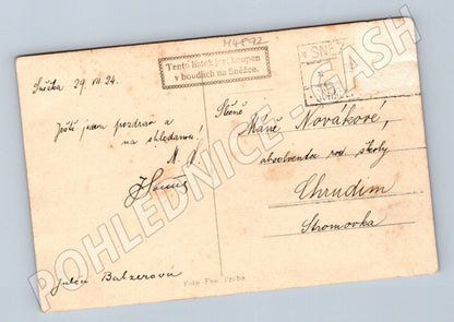 Postcard Krkonoše Sněžka historical (M4892)