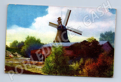 Postcard windmill colored (M4896)