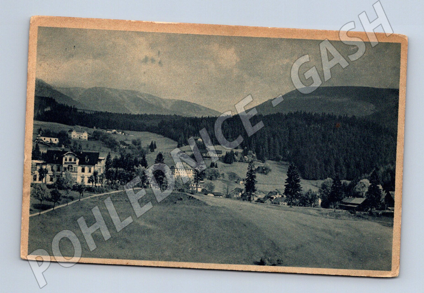 Postcard Špindlerův Mlýn Krkonoše Walk (M4898)