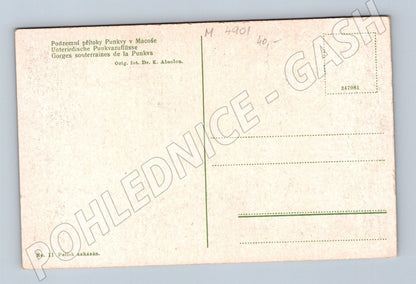 Postcard Macocha underground tributaries of Punkva (M4901)