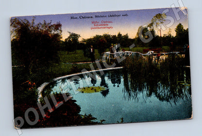 Postcard Moravian Ostrava Shooting Range Jubilee Park (M4904)