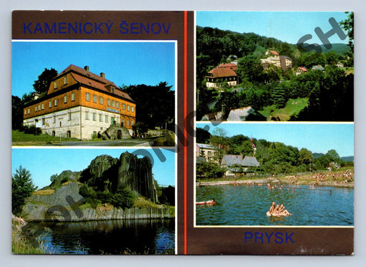 Pohlednice Kamenický Šenov a Prysk (M491)