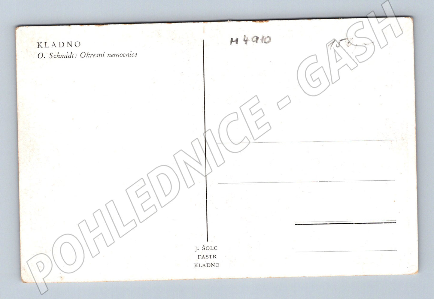 Pohlednice Kladno okresní nemocnice (M4910)