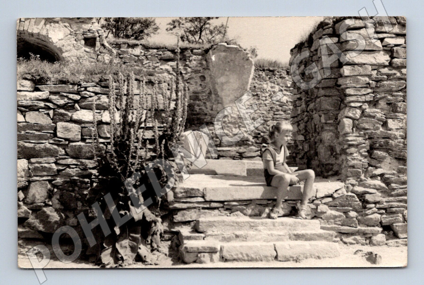 Postcard Kralice nad Oslavou fortress (M4911)
