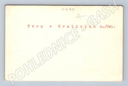 Postcard Kralice nad Oslavou fortress (M4911)