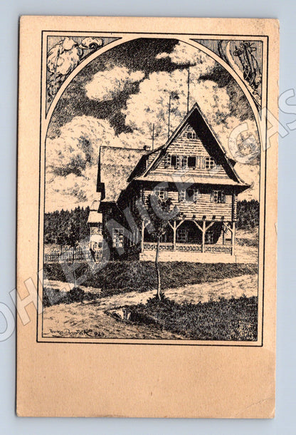 Postcard Cottage KČT Lenora Šumava (M4912)
