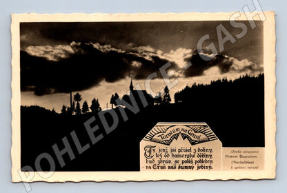 Postcard Grúň Beskydy Petr Bezruč (M4914)