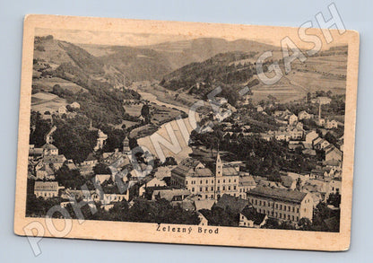 Postcard Železný Brod sent (M4919)