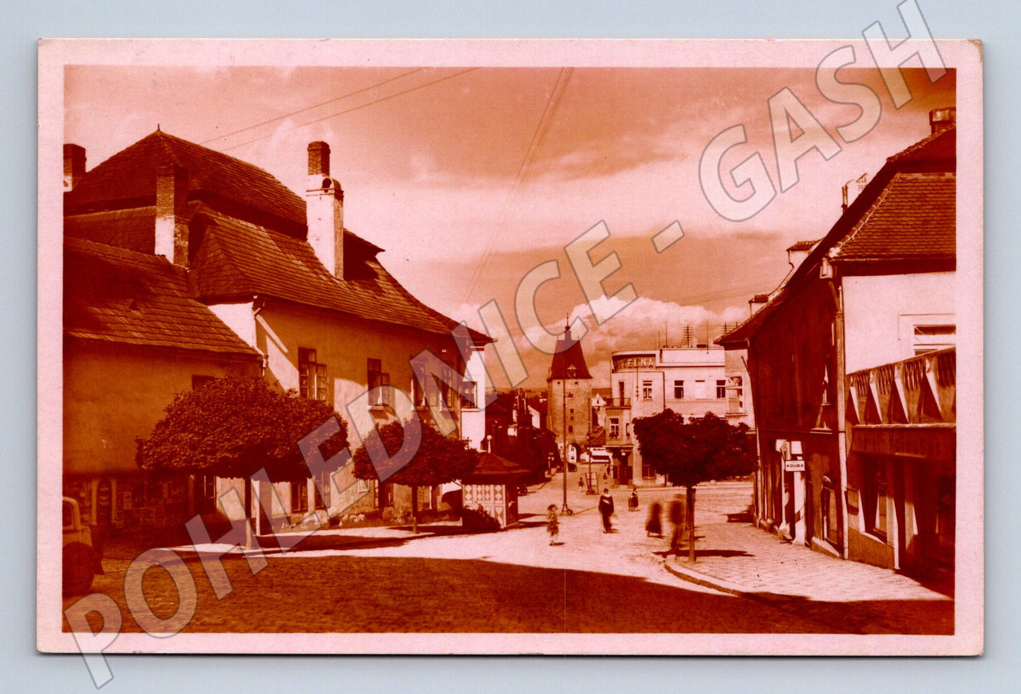 Pelhřimov historical postcard (M4932)