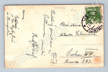 Postcard Pelhřimov Palackého Street (M4933)