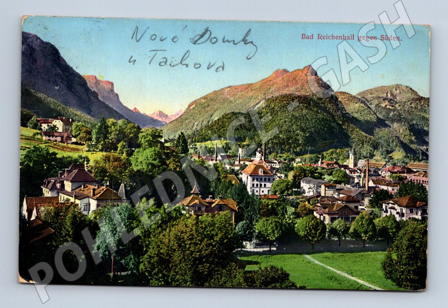 Postcard Bad Reichenhall old (M4934)