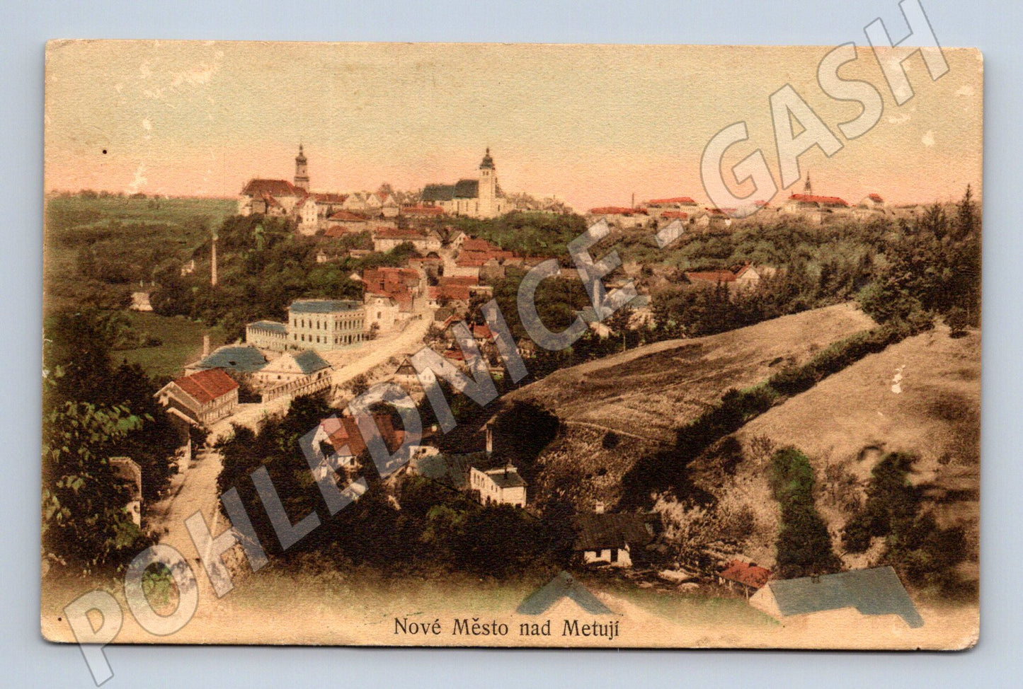 Pohlednice Nové Město nad Metují stará (M4935)