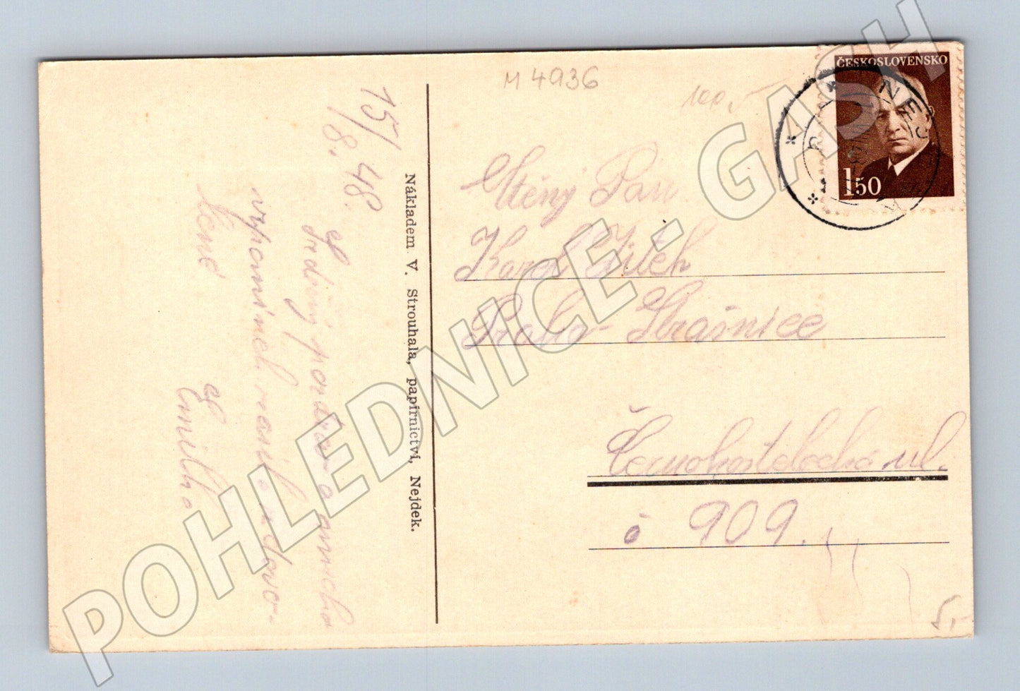 Postcard Nejdek old (M4936)