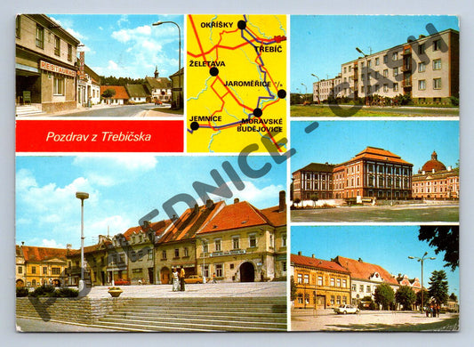 Pohlednice Pozdrav z Třebíčska (M494)