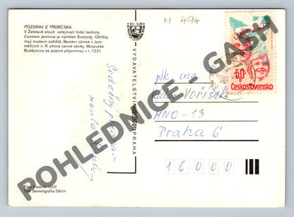 Pohlednice Pozdrav z Třebíčska (M494)