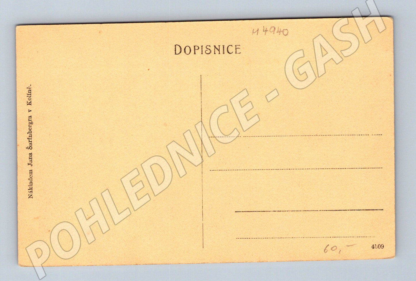 Postcard Kolín Historical Square (M4940)