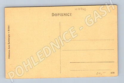 Postcard Kolín Historical Square (M4940)