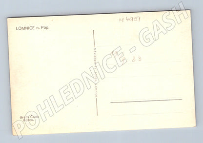 Postcard Lomnice nad Popelkou old (M4951)