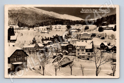 Postcard Špindlerův Mlýn historical (M4956)
