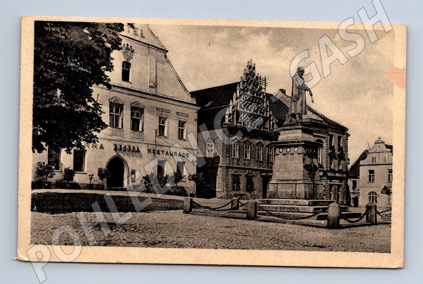 Postcard Tábor Žižek Monument (M4966)