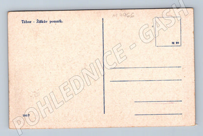 Postcard Tábor Žižek Monument (M4966)