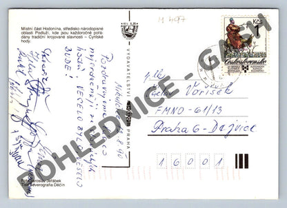 Pohlednice Lužice Cyrilské hody v krojích (M497)