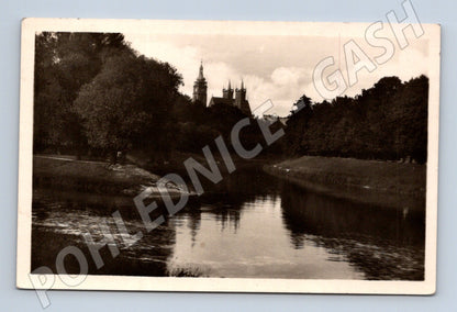 Postcard Hradec Králové confluence (M4977)
