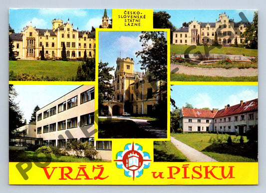 Pohlednice Vráž u Písku státní lázně (M498)