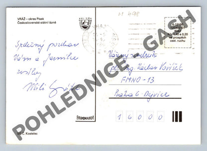 Pohlednice Vráž u Písku státní lázně (M498)
