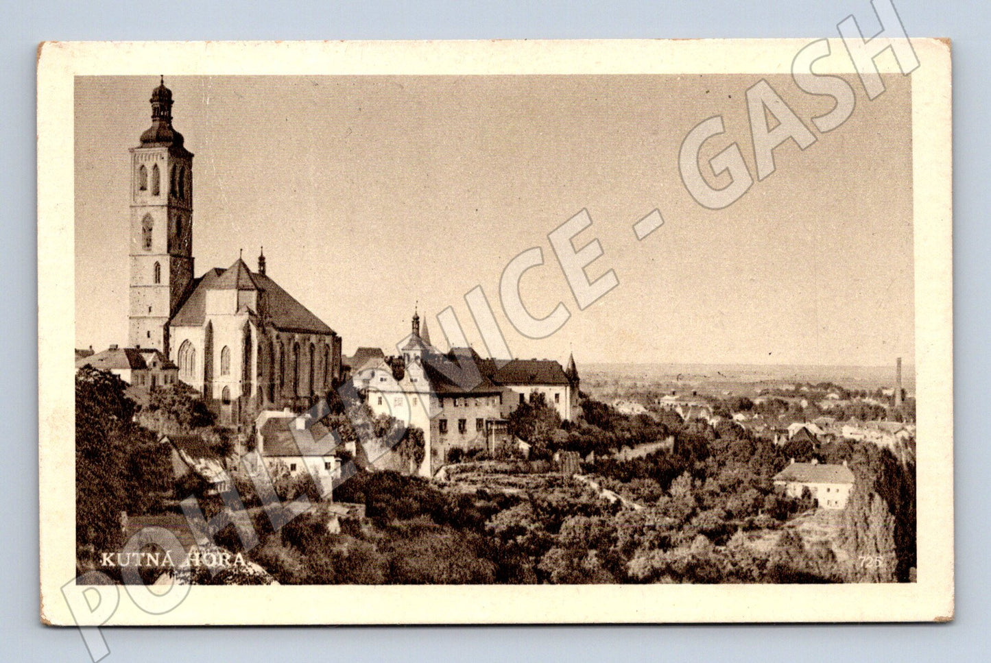 Postcard Kutná Hora Church of St. Barbara (M4982)