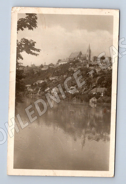 Znojmo historical postcard (M4994)