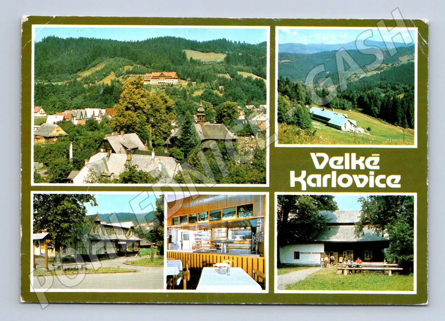 Pohlednice Velké Karlovice historická (M5001)