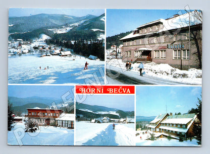 Postcard Horní Bečva winter collage (M5006)