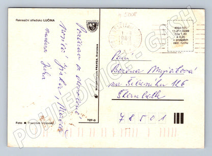 Postcard Lučina Recreation Area (M5008)