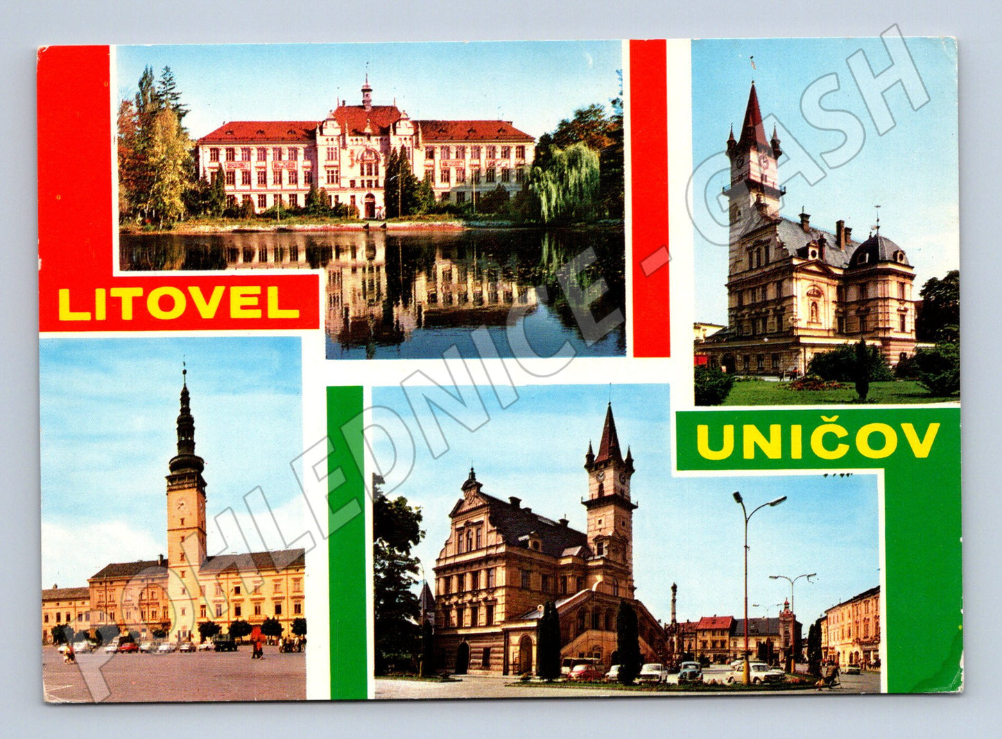 Postcard Litovel and Uničov sights (M5011)