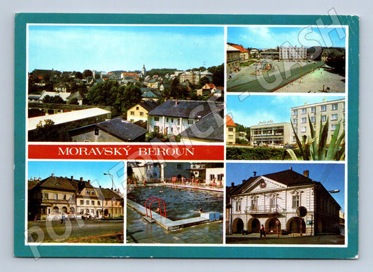 Postcard Moravian Beroun, multi-image (M5012)