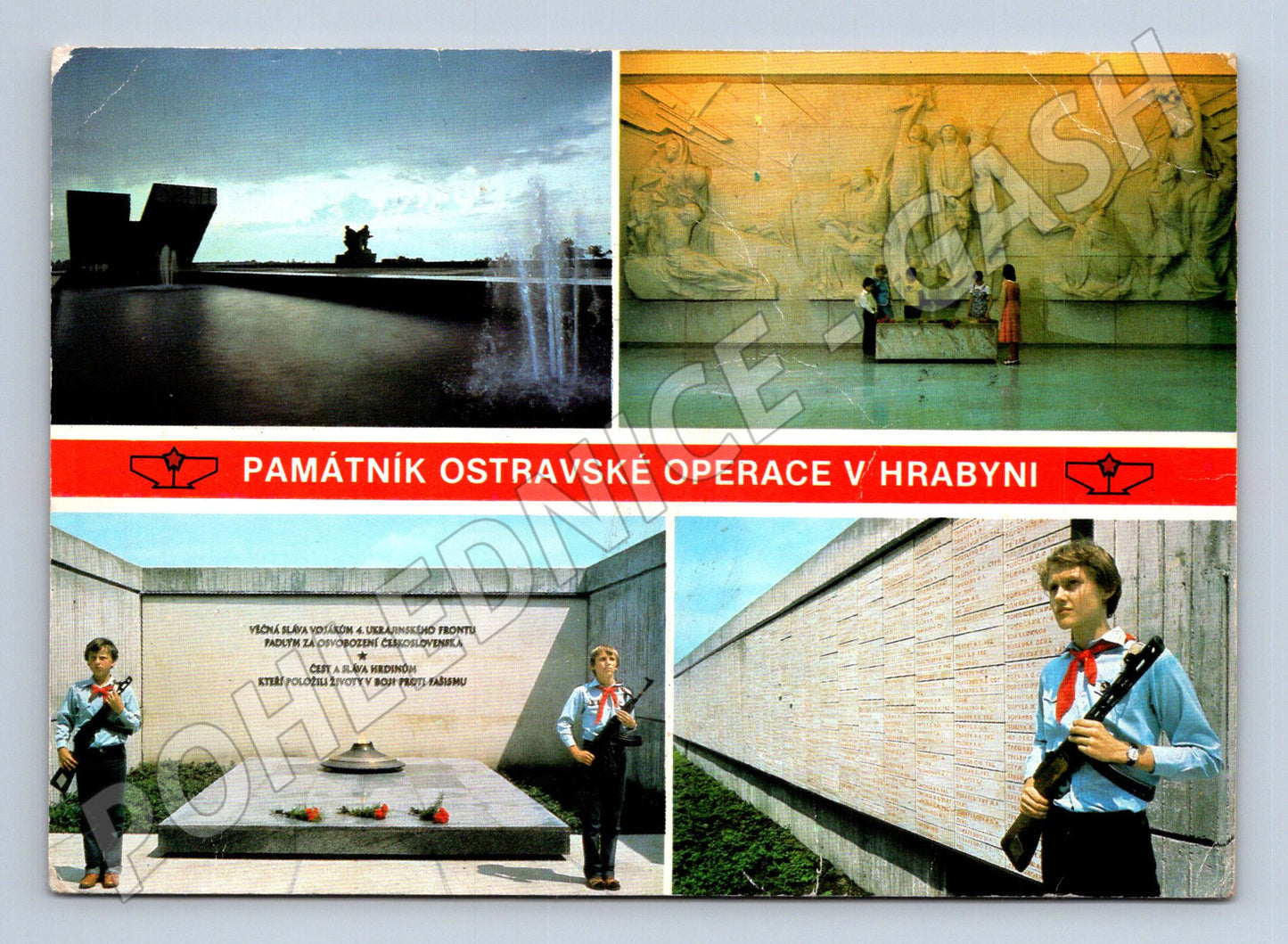 Postcard Ostrava Operation Memorial (M5015)