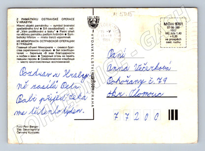 Postcard Ostrava Operation Memorial (M5015)