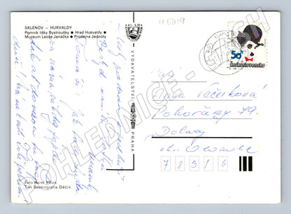 Postcard Sklenov Hukvaldy sights (M5019)